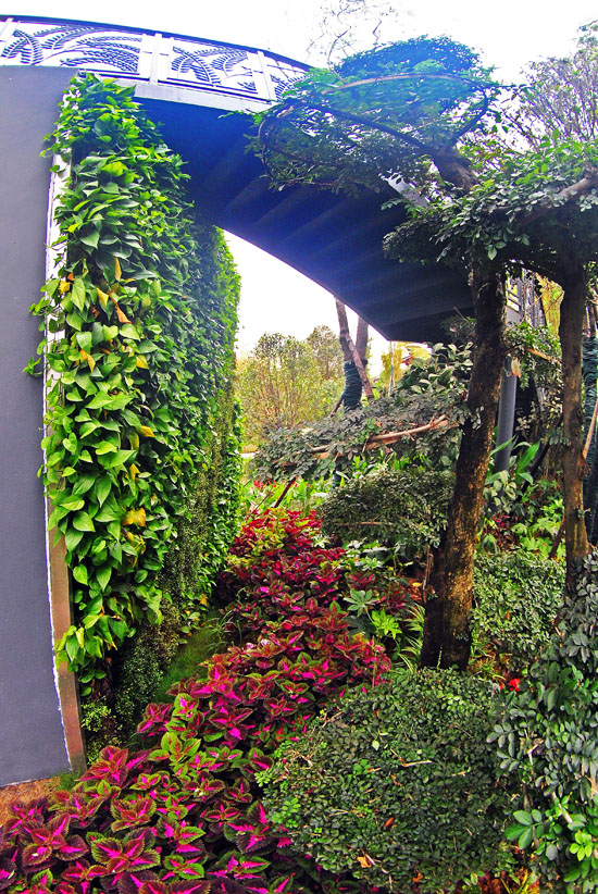 第十屆園博會上的藝術綠墻 第十屆園博會上的藝術綠墻