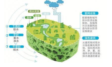 海綿城市結(jié)構(gòu)示意圖 海綿城市結(jié)構(gòu)示意圖
