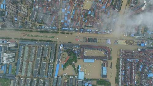 武漢內澇情況嚴重 武漢內澇情況嚴重