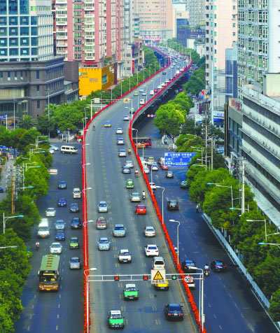 昆明高架橋綠化 昆明高架橋綠化